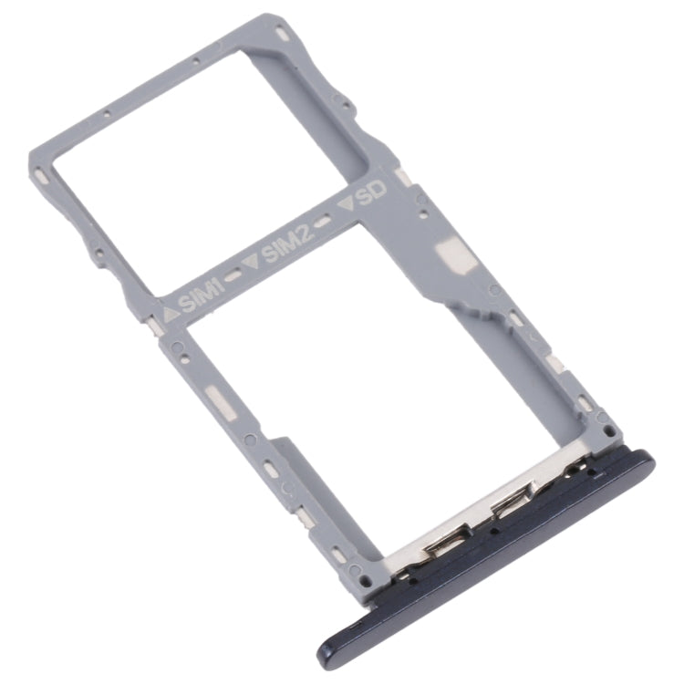 For TCL 10 SE T766H Original SIM Card Tray + SIM / Micro SD Card Tray(Black) - For TCL by PMC Jewellery | Online Shopping South Africa | PMC Jewellery | Buy Now Pay Later Mobicred