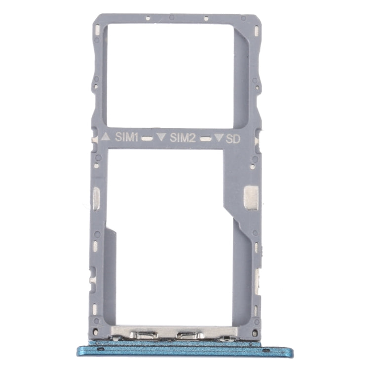 For Alcatel 1V 2020 Original SIM Card Tray + SIM / Micro SD Card Tray (Green) - Card Tray by PMC Jewellery | Online Shopping South Africa | PMC Jewellery | Buy Now Pay Later Mobicred