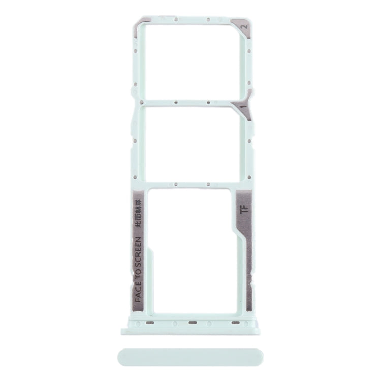 For Xiaomi Redmi A2+ SIM Card Tray + SIM Card Tray + Micro SD Card Tray (Green) - Card Tray by PMC TechLife | Online Shopping South Africa | PMC TechLife | Buy Now Pay Later Mobicred