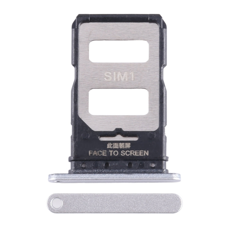 For Xiaomi Note 13 Pro+ SIM Card Tray + SIM Card Tray (Silver) - Card Tray by PMC TechLife | Online Shopping South Africa | PMC TechLife