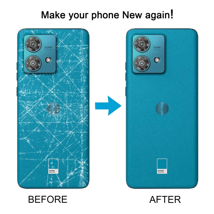 For Motorola Edge 40 Neo Original Battery Back Cover(Blue) - Back Cover by PMC TechLife | Online Shopping South Africa | PMC TechLife