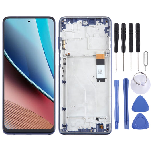 For Motorola Moto G Stylus 2023 4G OEM LCD Screen Digitizer Full Assembly with Frame (Blue) - LCD Screen by PMC Jewellery | Online Shopping South Africa | PMC Jewellery