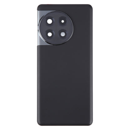 For OnePlus 11R Battery Back Cover with Camera Lens Cover(Black) - Back Cover by PMC Jewellery | Online Shopping South Africa | PMC Jewellery