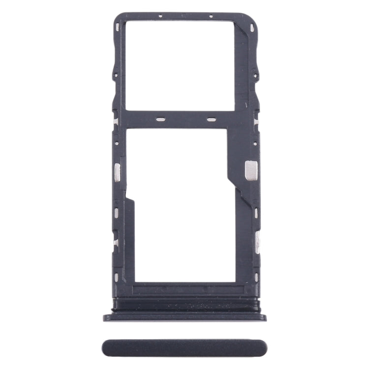 For TCL 20L / 20 Lite Original SIM Card Tray + Micro SD Card Tray (Black) - For TCL by PMC Jewellery | Online Shopping South Africa | PMC Jewellery | Buy Now Pay Later Mobicred