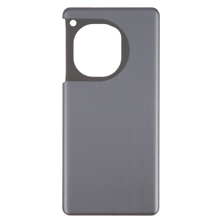 For OnePlus 12R Battery Back Cover(Black) - Back Cover by PMC Jewellery | Online Shopping South Africa | PMC Jewellery | Buy Now Pay Later Mobicred