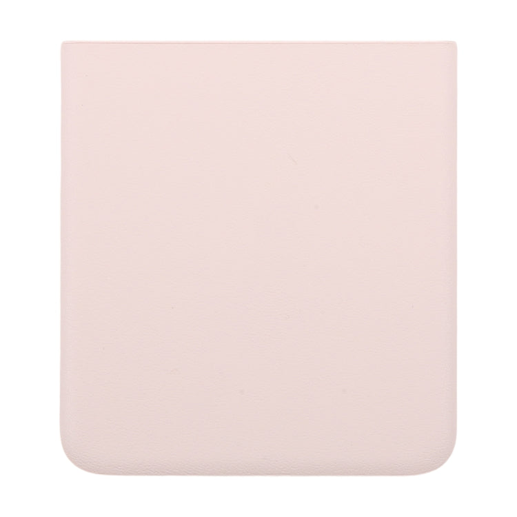 For Motorola Razr 40 Original Lower Part Battery Back Cover(Pink) - Back Cover by PMC Jewellery | Online Shopping South Africa | PMC Jewellery | Buy Now Pay Later Mobicred