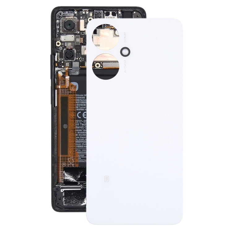 For Xiaomi Redmi 13C 5G Original Battery Back Cover(White) - Back Cover by PMC Jewellery | Online Shopping South Africa | PMC Jewellery | Buy Now Pay Later Mobicred