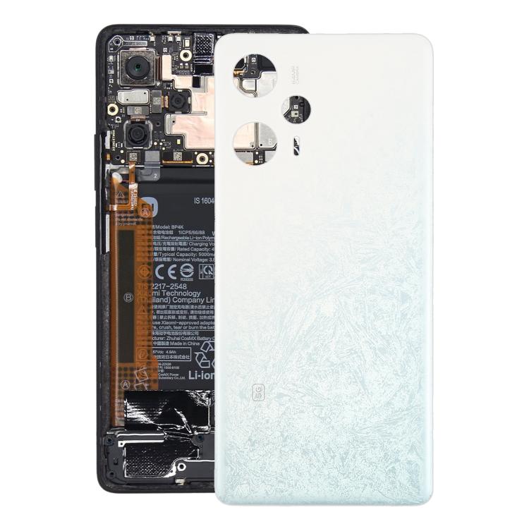 For Xiaomi Poco F5 Original Battery Back Cover(White) - Back Cover by PMc TechLife | Online Shopping South Africa | PMc TechLife | Buy Now Pay Later Mobicred