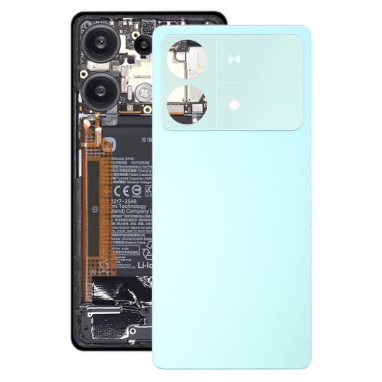 For Xiaomi Redmi Note 13R Pro Original Battery Back Cover(Green) - Back Cover by PMC Jewellery | Online Shopping South Africa | PMC Jewellery | Buy Now Pay Later Mobicred