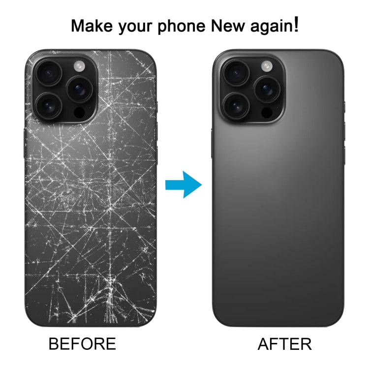For iPhone 16 Pro Original Glass Battery Back Cover with Camera Lens Cover + MagSafe Magnet(Black) - free shipping - PMC Jewellery - Order now!