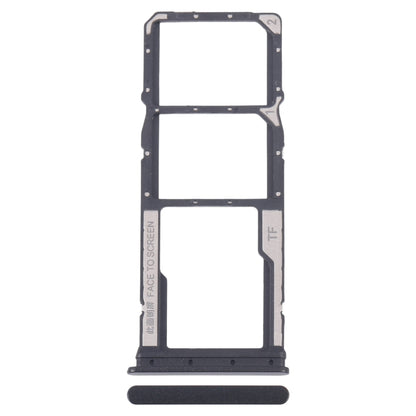 For Xiaomi Redmi 13R Original SIM Card Tray + SIM Card Tray + Micro SD Card Tray (Black) - Card Tray by PMC Jewellery | Online Shopping South Africa | PMC Jewellery | Buy Now Pay Later Mobicred