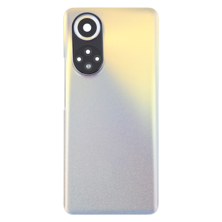 For Huawei Nova 9 Battery Back Cover with Camera Lens(Silver) - Back Cover by PMC Jewellery | Online Shopping South Africa | PMC Jewellery | Buy Now Pay Later Mobicred