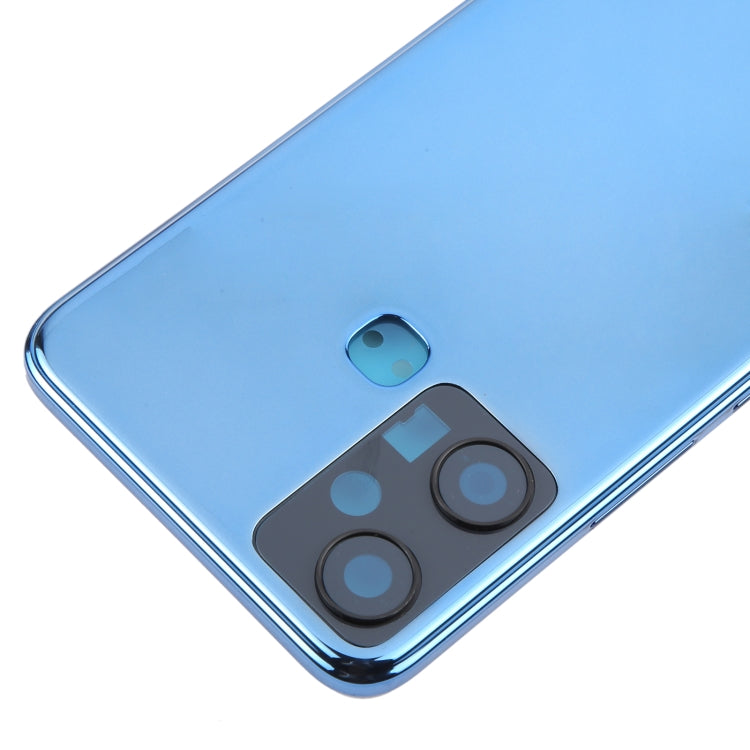 For Infinix Smart 6 Plus India X6823 Original Battery Back Cover(Blue) - Back Cover by PMc TechLife | Online Shopping South Africa | PMc TechLife | Buy Now Pay Later Mobicred