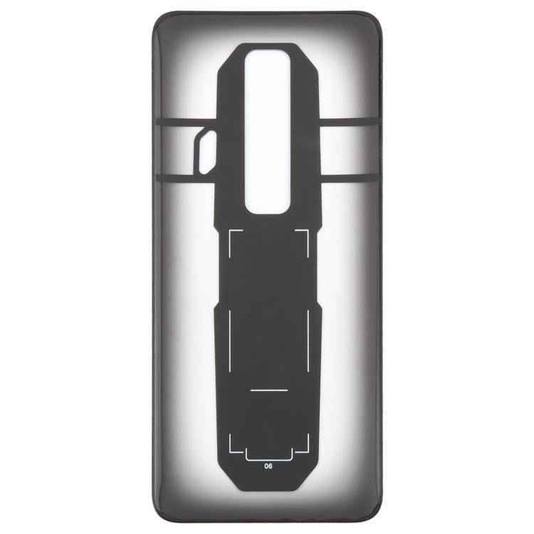 For ZTE nubia Red Magic 7 NX679J Glass Battery Back Cover(Transparent) - For ZTE by PMC TechLife | Online Shopping South Africa | PMC TechLife | Buy Now Pay Later Mobicred