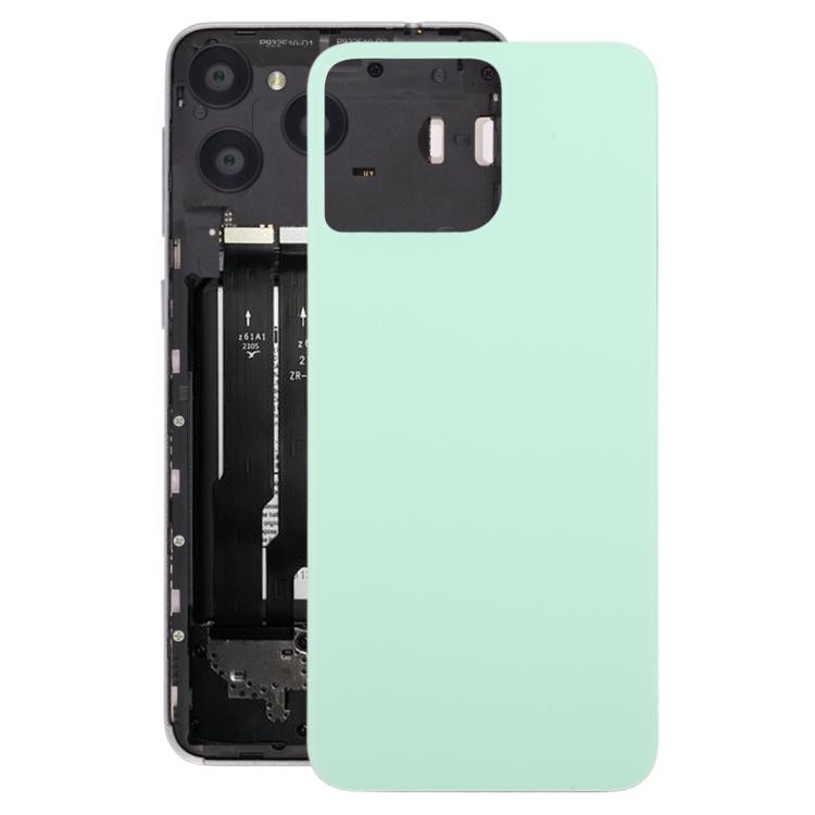For ZTE Axon 50 Lite 8050 Glass Battery Back Cover(Green) - For ZTE by PMc TechLife | Online Shopping South Africa | PMc TechLife | Buy Now Pay Later Mobicred