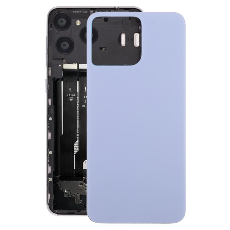 For ZTE Blade V50 Design 4G Glass Battery Back Cover(Purple) - For ZTE by PMc TechLife | Online Shopping South Africa | PMc TechLife | Buy Now Pay Later Mobicred