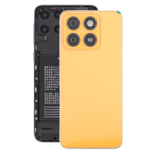 For ZTE Blade A55 Z2450 Battery Back Cover with Middle Frame / Camera Lens Cover(Orange) - For ZTE by PMC Jewellery | Online Shopping South Africa | PMC Jewellery | Buy Now Pay Later Mobicred