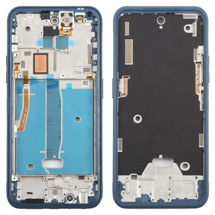 For Nokia XR20 Original Front Housing LCD Frame Bezel Plate (Blue) - Full Housing Cover by PMC TechLife | Online Shopping South Africa | PMC TechLife | Buy Now Pay Later Mobicred