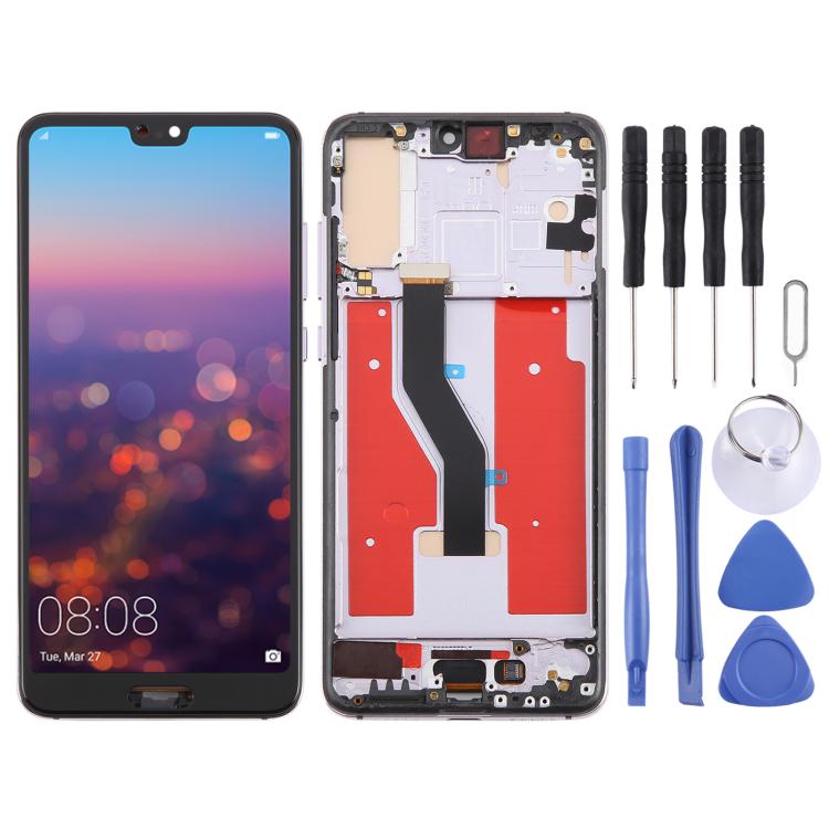 For Huawei P20 Pro TFT LCD Screen Digitizer Full Assembly with Frame, Not Supporting Fingerprint Identification (Purple) - LCD Screen by PMc TechLife | Online Shopping South Africa | PMc TechLife | Buy Now Pay Later Mobicred
