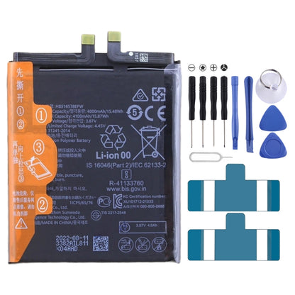 4100mAh Battery Replacement For Huawei P50 ABR-AL00 ABR-AL80 / P50E ABR-AL60 ABR-AL90 HB516578EFW - For Huawei by PMC Jewellery | Online Shopping South Africa | PMC Jewellery | Buy Now Pay Later Mobicred