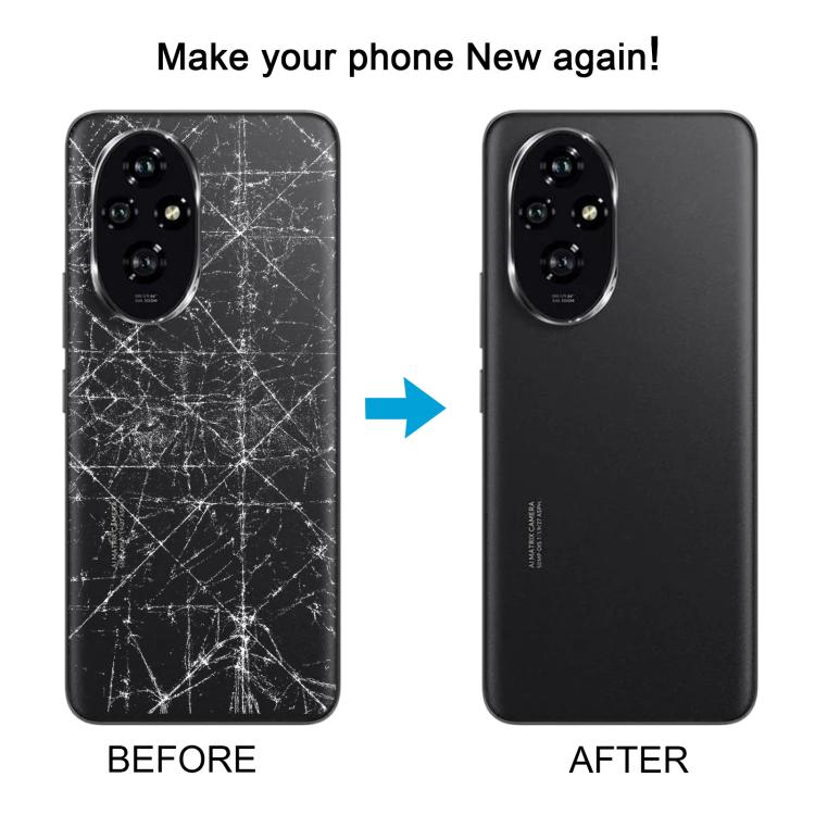For Honor 200 Pro OEM Battery Back Cover with Camera Lens Cover(White) - Back Cover by PMc TechLife | Online Shopping South Africa | PMc TechLife | Buy Now Pay Later Mobicred