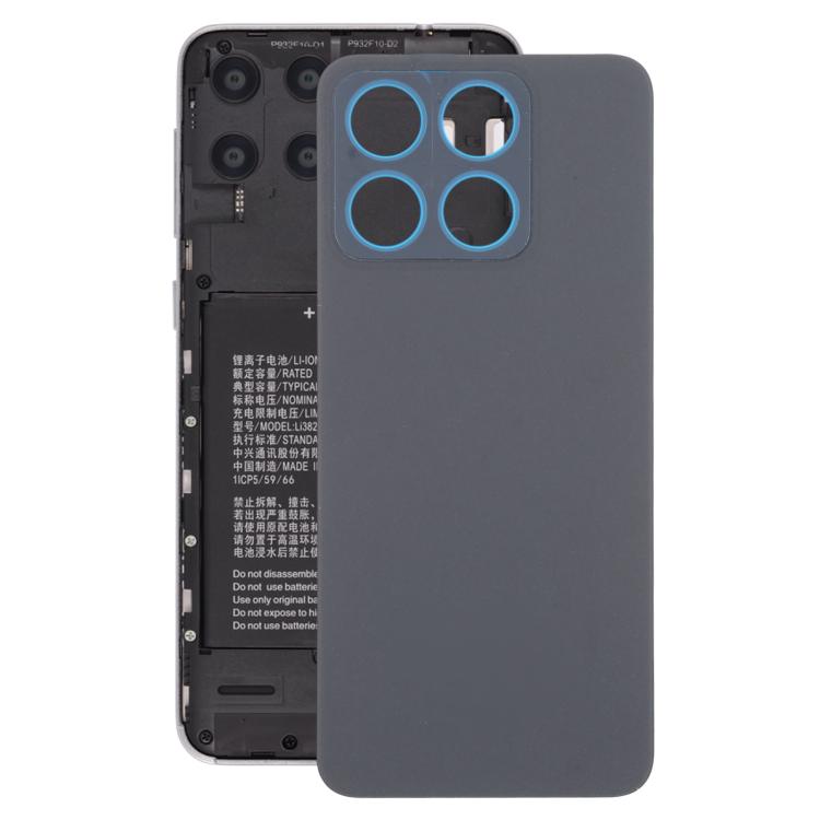 For ZTE Blade A55 Z2450 Plastic Back Cover with Camera Lens Cover(Black) - free shipping - PMc TechLife - Order now!