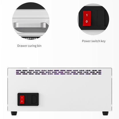 TBK 605 100W Mini UV Curing Lamp Box 48 LEDs Curved Surface Screen UV Curing Box, AU Plug - Others by TBK | Online Shopping South Africa | PMC Jewellery | Buy Now Pay Later Mobicred