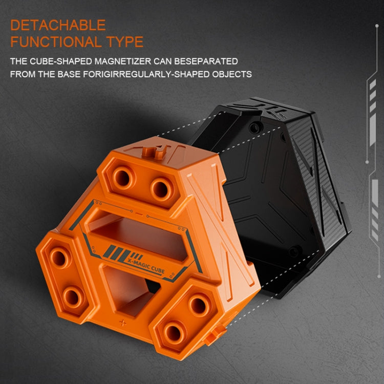JAKEMY JM-Z21 Cube Shaped Screwdriver Magnetizer/Demagnetizer (Orange) - Magnetizer Demagnetizer Tool by JAKEMY | Online Shopping South Africa | PMC Jewellery