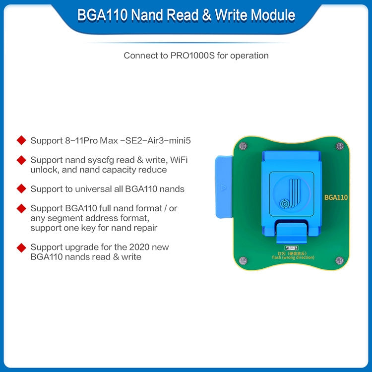 JC BGA110 Nand Module For iPhone 8 ~ 11 Pro Max - free shipping - PMC TechLife - Order now!