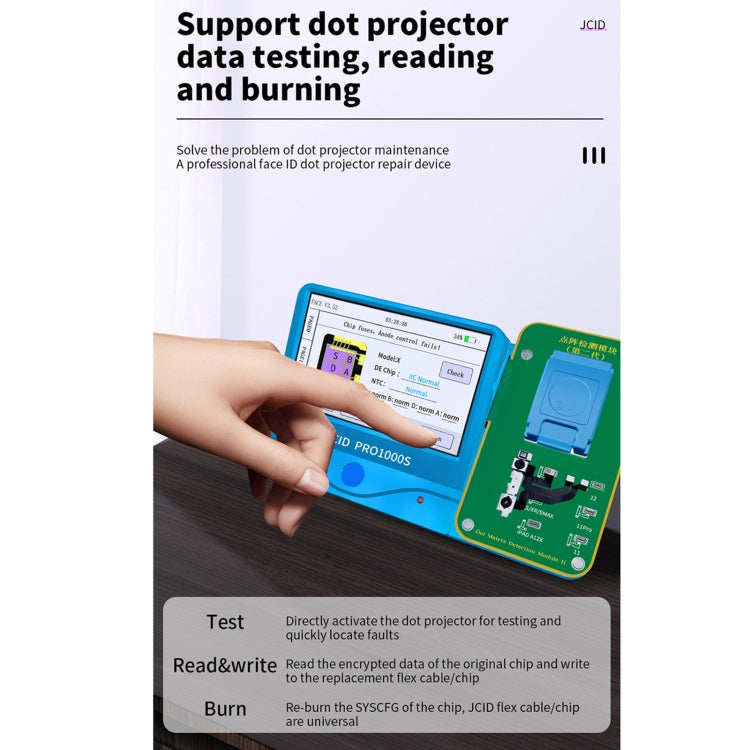 JC F2 Dot Matrix Module Testing 2nd Gen For iPhone X~12 Series - free shipping - PMC TechLife - Order now!