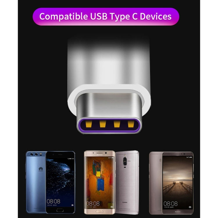 5A USB to USB-C / Type-C Flash Charging Data Cable, Cable Length: 1m - USB-C & Type-C Cable by PMC TechLife | Online Shopping South Africa | PMC TechLife | Buy Now Pay Later Mobicred