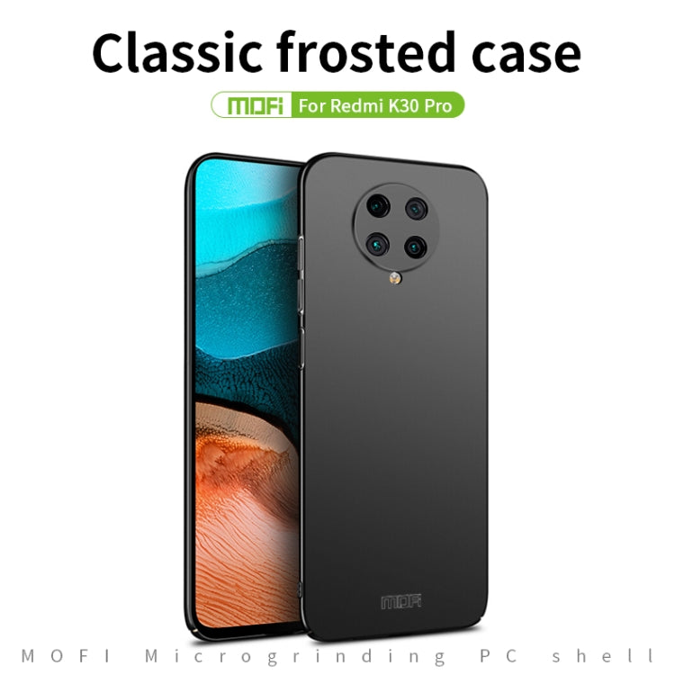 For Xiaomi Redmi K30 Pro MOFI Frosted PC Ultra-thin Hard Case(Blue) - Xiaomi Cases by MOFI | Online Shopping South Africa | PMC TechLife