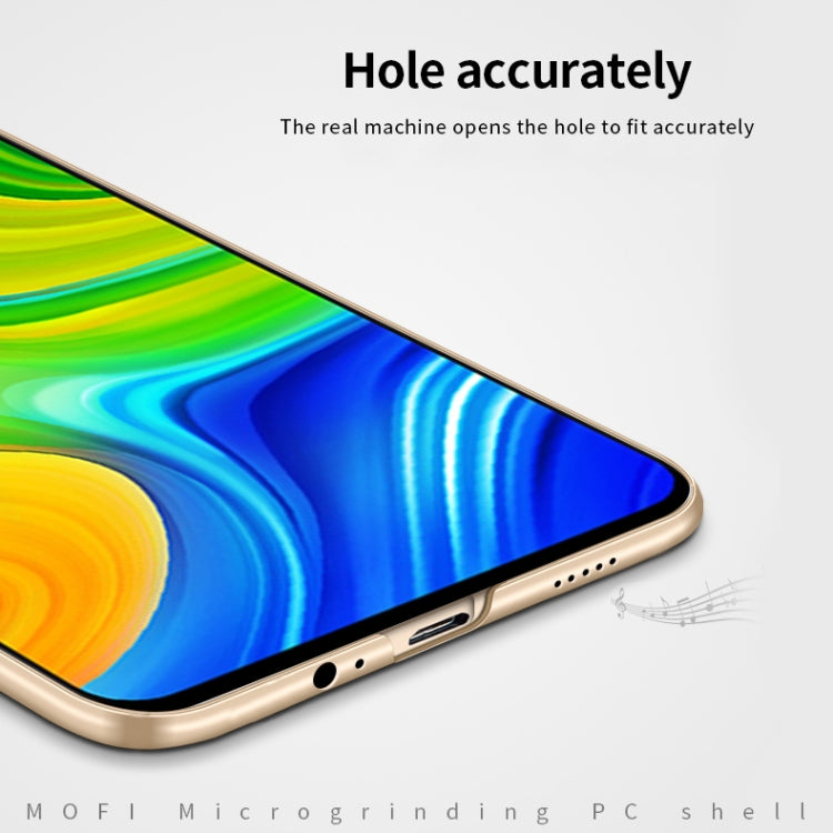 For Xiaomi Redmi 10X 4G MOFI Frosted PC Ultra-thin Hard Case(Blue) - Xiaomi Cases by MOFI | Online Shopping South Africa | PMC TechLife | Buy Now Pay Later Mobicred