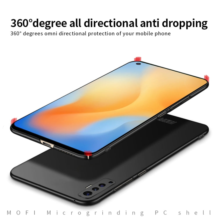 For Vivo X50 MOFI Frosted PC Ultra-thin Hard Case(Red) - vivo Cases by MOFI | Online Shopping South Africa | PMC TechLife