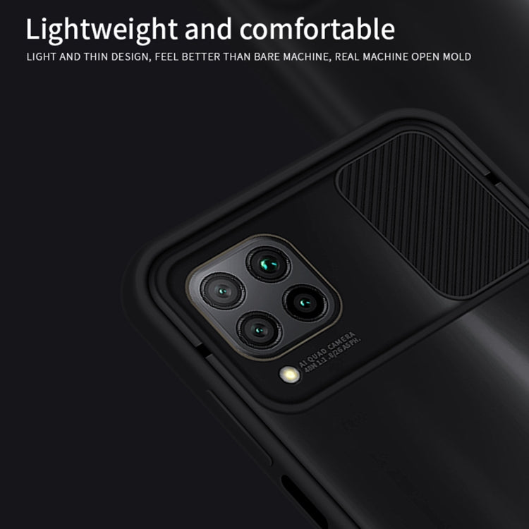 For Huawei P40 lite MOFI Xing Dun Series PC + TPU Anti-peep Waterproof And Anti-drop All-inclusive Protective Shell, Translucent Frosted(Black) - Huawei Cases by MOFI | Online Shopping South Africa | PMC Jewellery