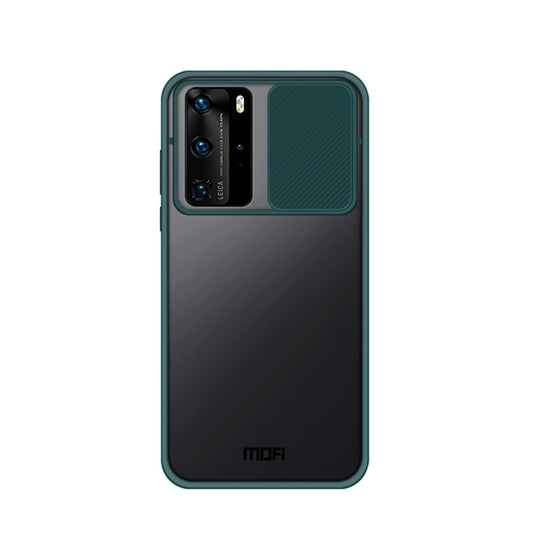 For Huawei P40 Pro MOFI Xing Dun Series PC + TPU Anti-peep Waterproof And Anti-drop All-inclusive Protective Shell, Translucent Frosted(Green) - Huawei Cases by MOFI | Online Shopping South Africa | PMC Jewellery