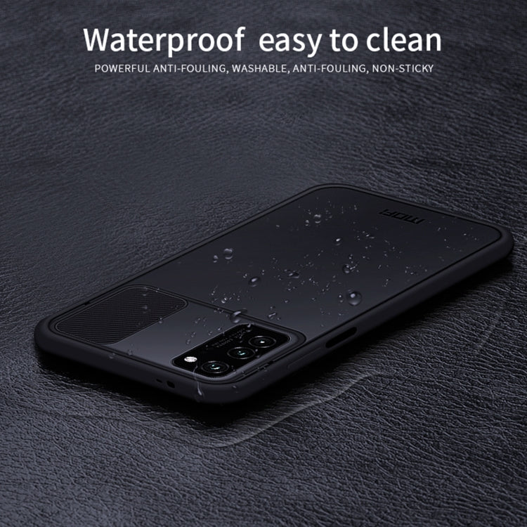 For Huawei HonorV30 MOFI Xing Dun Series PC + TPU Anti-peep Waterproof And Anti-drop All-inclusive Protective Shell, Translucent Frosted(Green) - Huawei Cases by MOFI | Online Shopping South Africa | PMC TechLife