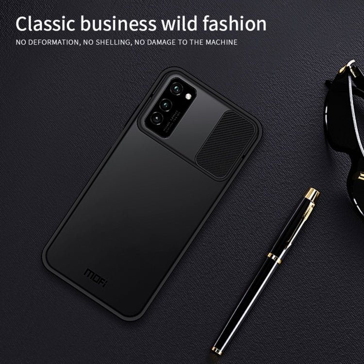 For Huawei HonorV30 MOFI Xing Dun Series PC + TPU Anti-peep Waterproof And Anti-drop All-inclusive Protective Shell, Translucent Frosted(Green) - Huawei Cases by MOFI | Online Shopping South Africa | PMC TechLife