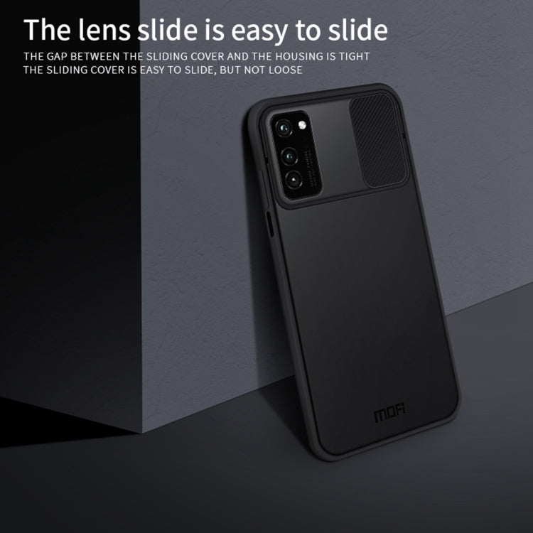 For Huawei HonorV30 MOFI Xing Dun Series PC + TPU Anti-peep Waterproof And Anti-drop All-inclusive Protective Shell, Translucent Frosted(Green) - Huawei Cases by MOFI | Online Shopping South Africa | PMC TechLife