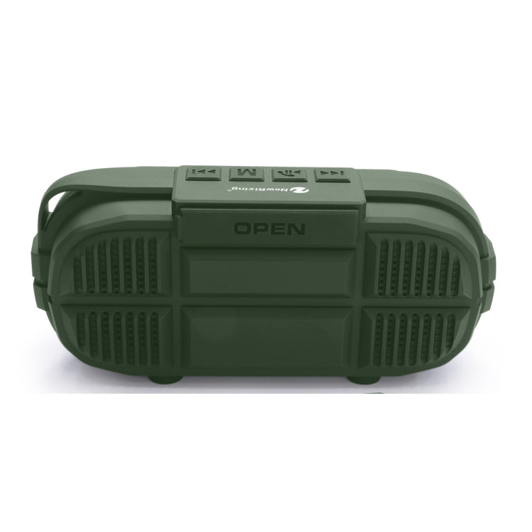 NewRixing NR-3023 Portable Stereo Wireless Bluetooth Speaker, Built-in Microphone, Support TF Card / FM(Green) - free shipping - PMC Jewellery - Order now!