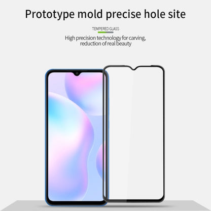 For Xiaomi Redmi 9A / 9C MOFI 9H 3D Explosion-proof Curved Screen Tempered Glass Film(Black) -  by MOFI | Online Shopping South Africa | PMC Jewellery