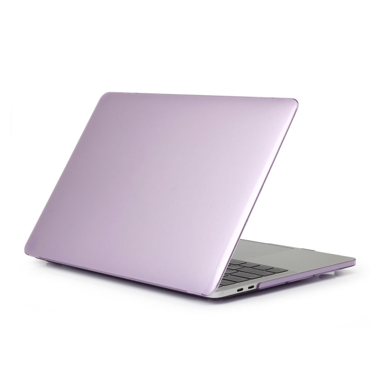 ENKAY Hat-Prince 3 in 1 For MacBook Pro 13 inch A2289 / A2251 (2020) Crystal Hard Shell Protective Case + Europe Version Ultra-thin TPU Keyboard Protector Cover + Anti-dust Plugs Set(Purple) - MacBook Pro Cases by ENKAY | Online Shopping South Africa | PMC Jewellery | Buy Now Pay Later Mobicred