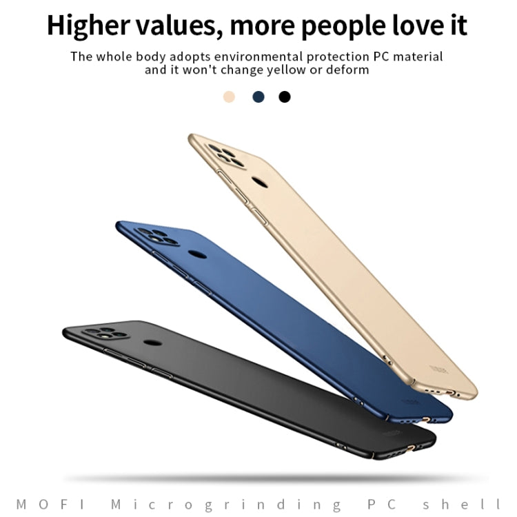 For Xiaomi Redmi 9C MOFI Frosted PC Ultra-thin Hard Case(Gold) - Xiaomi Cases by MOFI | Online Shopping South Africa | PMC Jewellery