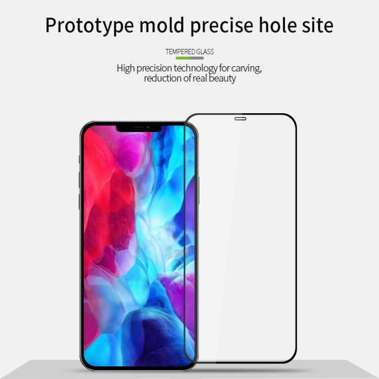 For iPhone 12 Pro Max MOFI 9H 2.5D Full Screen Tempered Glass Film(Black) - iPhone 12 Pro Max Tempered Glass by MOFI | Online Shopping South Africa | PMC TechLife | Buy Now Pay Later Mobicred