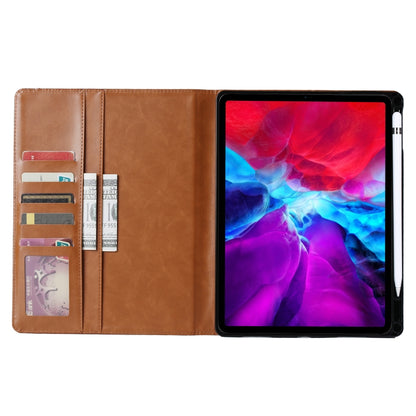 For iPad Air 11 2024 / Air 2022/2020 10.9 Knead Skin Texture Leather Tablet Case(Wine Red) - iPad Air (2022) / (2020) 10.9 Cases by PMC Jewellery | Online Shopping South Africa | PMC Jewellery | Buy Now Pay Later Mobicred