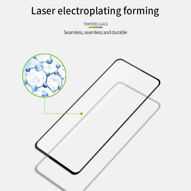 For Huawei Y9a 2020 MOFI 9H 3D Explosion-proof Curved Screen Tempered Glass Film(Black) - Huawei Tempered Glass by MOFI | Online Shopping South Africa | PMC TechLife | Buy Now Pay Later Mobicred