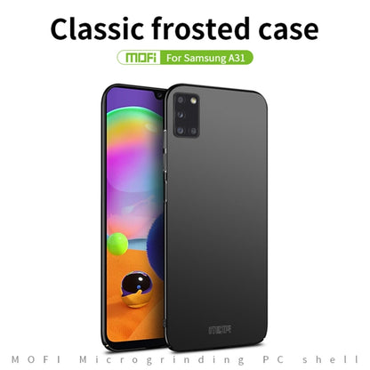 For Samsung Galaxy A31 MOFI Frosted PC Ultra-thin Hard Case(Gold) - Galaxy Phone Cases by MOFI | Online Shopping South Africa | PMC Jewellery