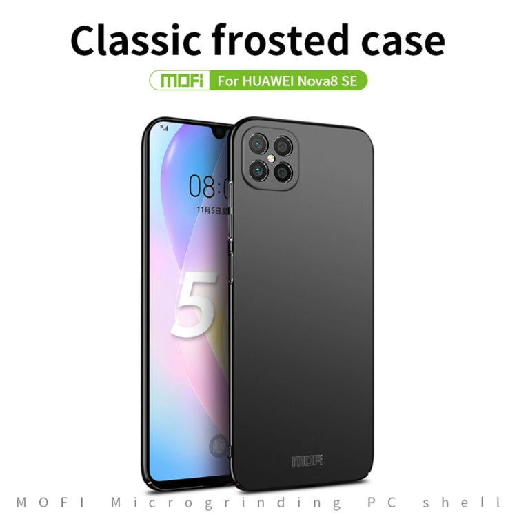 For Huawei nova 8 SE MOFI Frosted PC Ultra-thin Hard Case (Gold) - Huawei Cases by MOFI | Online Shopping South Africa | PMC TechLife