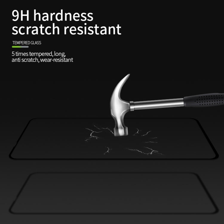 For Xiaomi Redmi Note9 5G MOFI 9H 2.5D Full Screen Tempered Glass Film(Black) -  by MOFI | Online Shopping South Africa | PMC TechLife