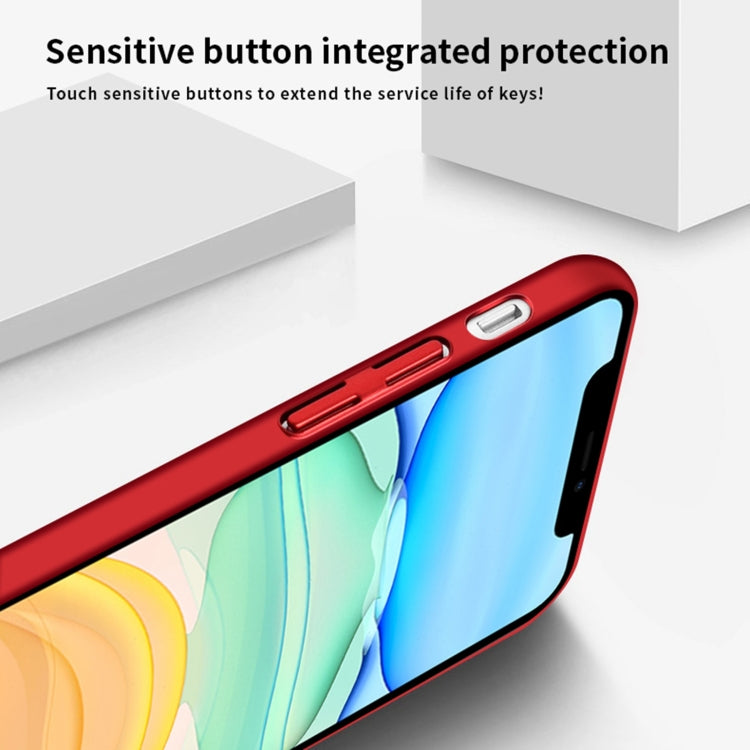 For iPhone 12 mini MOFi Honeycomb Texture Breathable PC Shockproof Protective Back Cover Case (Gold) - iPhone 12 mini Cases by MOFI | Online Shopping South Africa | PMC TechLife | Buy Now Pay Later Mobicred